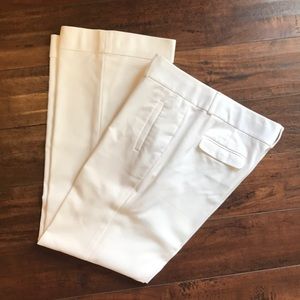 Women's white banana republic trousers